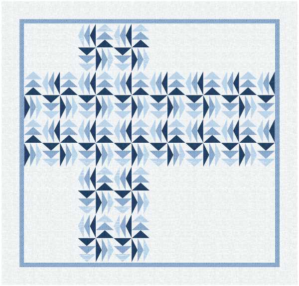 The Long Way Round Quilt Pattern / 6 Sizes (Baby to King) designed by Stephanie - Sunny Quilt Creative