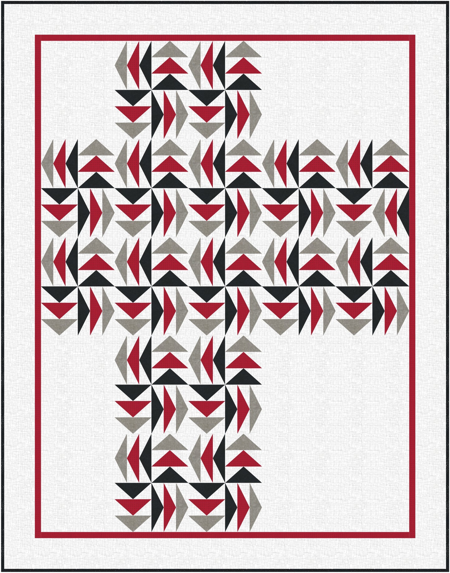 The Long Way Round Quilt Pattern / 6 Sizes (Baby to King) designed by Stephanie - Sunny Quilt Creative