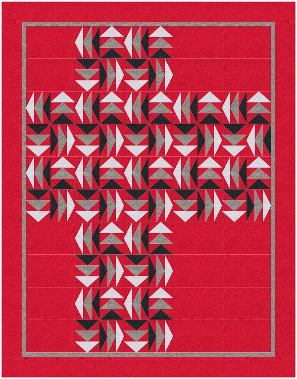 The Long Way Round Quilt Pattern / 6 Sizes (Baby to King) designed by Stephanie - Sunny Quilt Creative