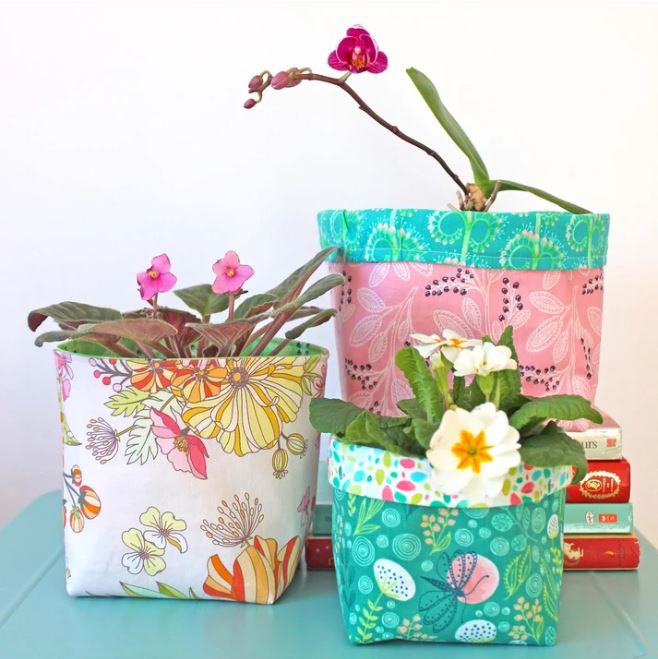 Fabric Buckets Sewing Pattern - Tamara Kate Designs