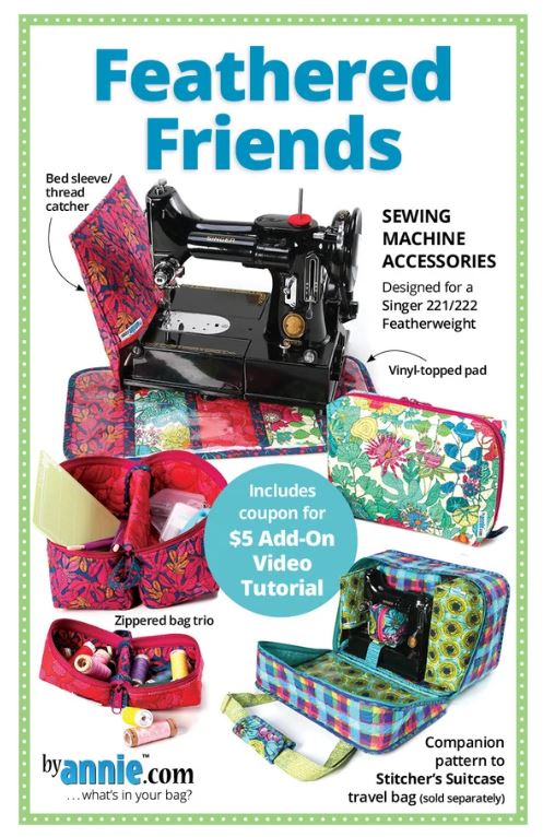 Feathered Friends Sewing Machine Accessories Pattern | ByAnnie