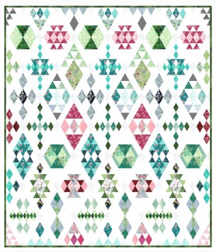 Floating Diamonds Complete Paper Piece Pack; Pattern by Carl Hentsch | Special Order