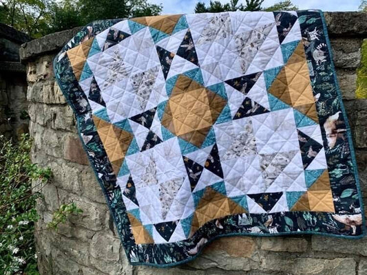 Quilt Kit and Pattern- Flutter / Pattern by Lorna Costantini - Baby Size