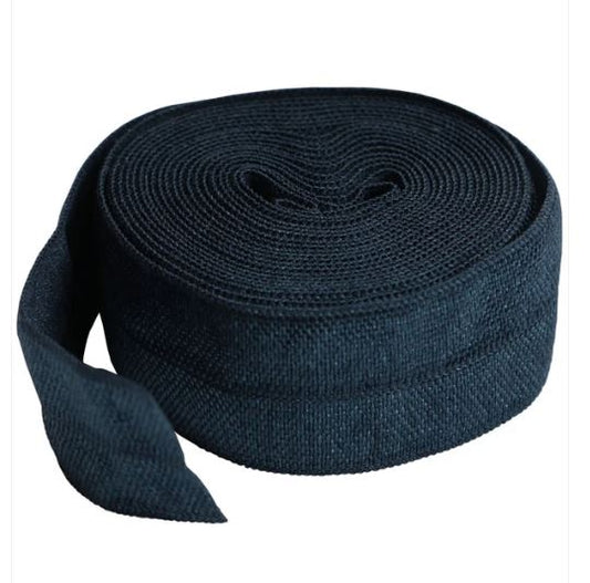 Fold-Over Elastic 20mm x 2 yds Navy - ByAnnie
