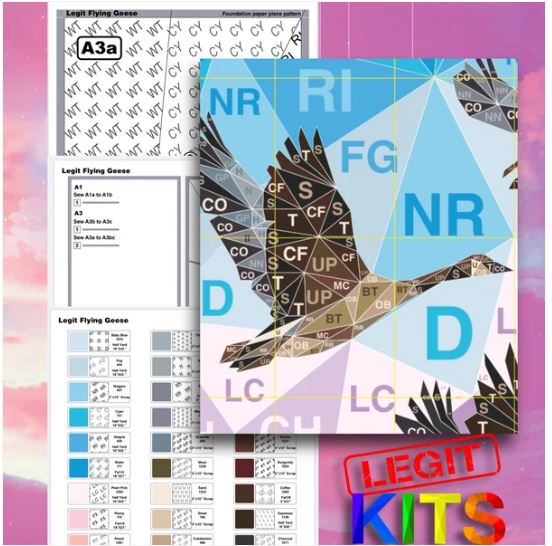 Legit Kits Legit Flying Geese Pattern | Special Order