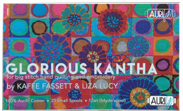 Aurifil Glorious Kantha by Kaffe Fassett &amp; Liza Lucy | Special Order