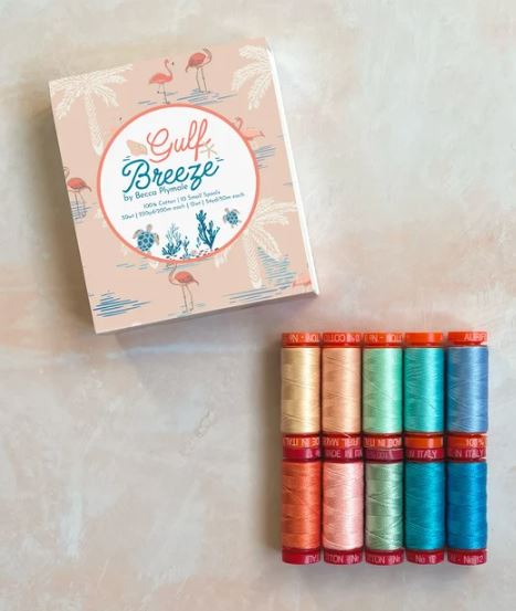Aurifil Gulf Breeze by Becca Plymale | Special Order