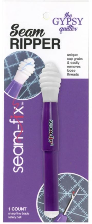 Gypsy Purple Seam Fix Seam Ripper The Gypsy Quilter #TGQ653564 Valdani perle cotton size 12 thread spool for quilting and emb