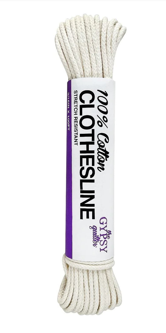 The Gypsy Quilter - Clothesline 100% Cotton 100 Ft Valdani perle cotton size 12 thread spool for quilting and embroidery