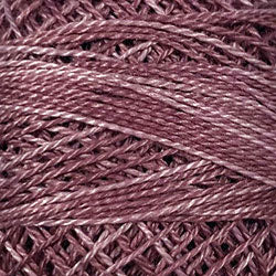 H208 Valdani Perle Cotton Size 12 / Spool 100M: VARIEGATED 100m Color No: H208 - Forgotten Lavender- Heirloom Collection
