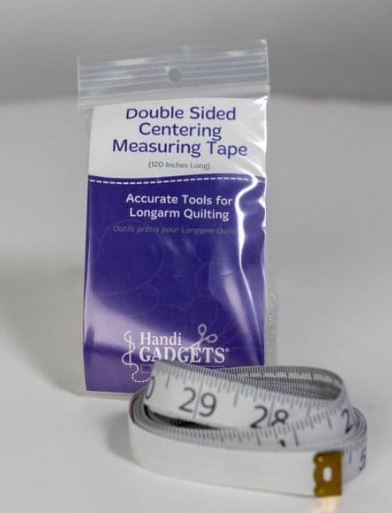 Handi Gadgets Double-Sided Centering &amp; Measuring Tape - 120"