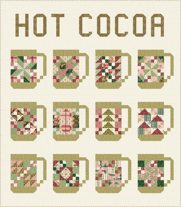 Hot Cocoa Pattern - Laundry Basket Quilts