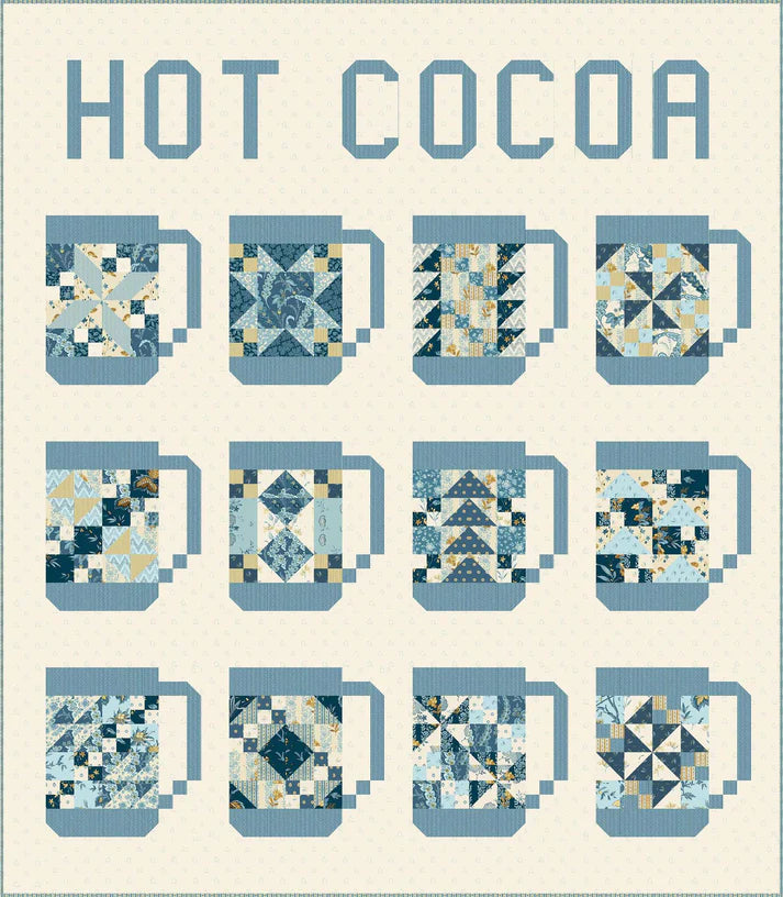 Hot Cocoa Pattern - Laundry Basket Quilts