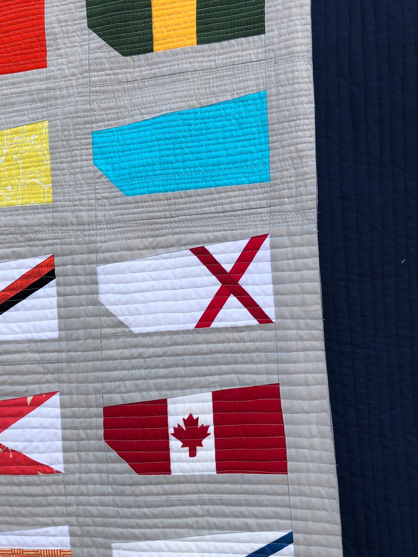 Row Hard - Lap & Wall Hanging Size Quilt Pattern Designed by Lorna Costantini