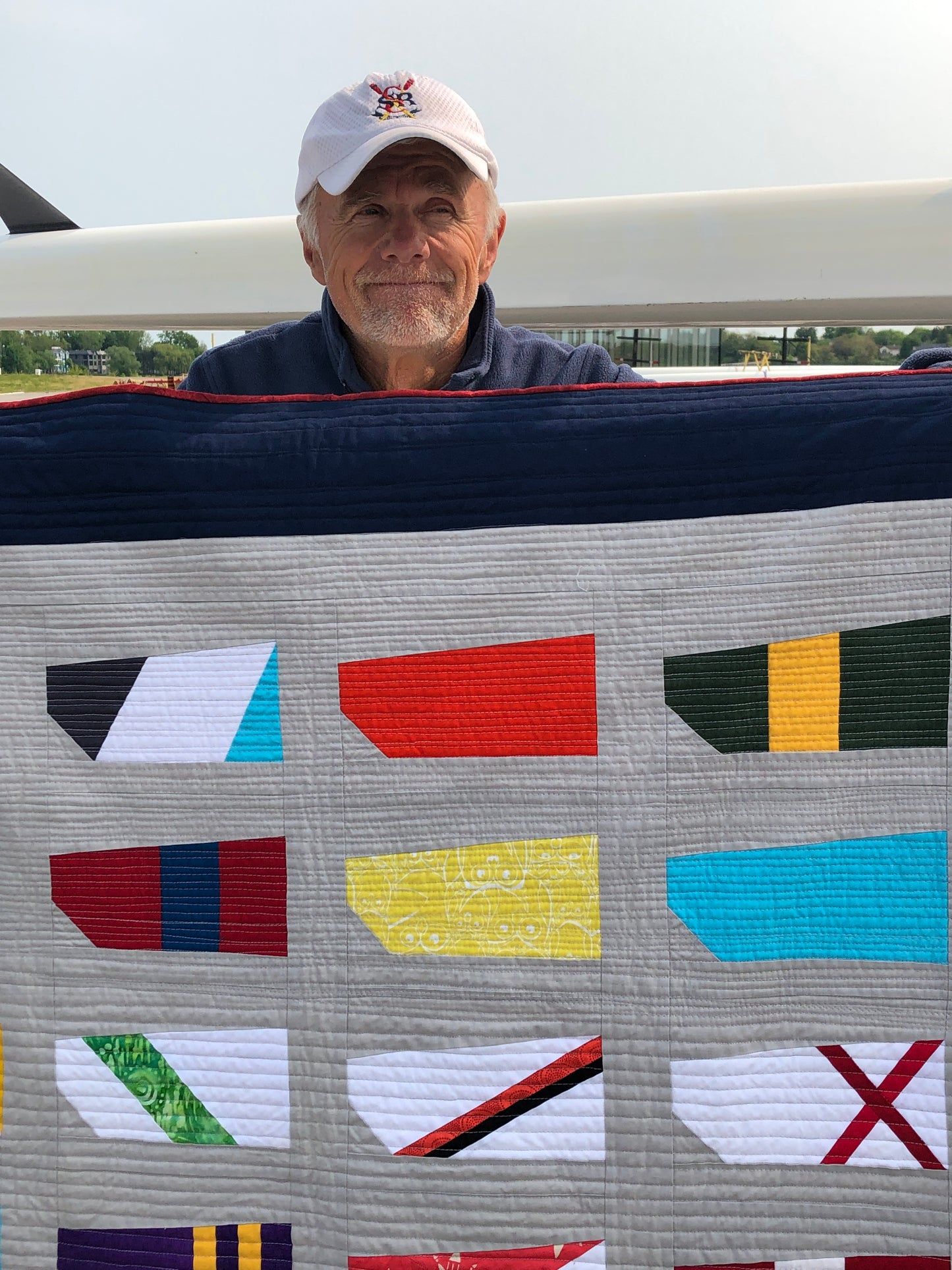 Row Hard - Lap & Wall Hanging Size Quilt Pattern Designed by Lorna Costantini
