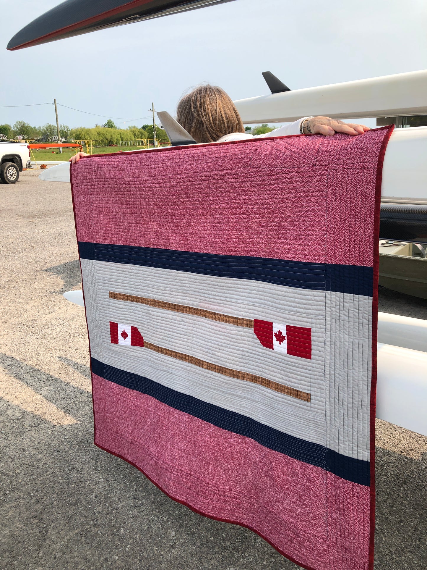 Row Hard - Lap & Wall Hanging Size Quilt Pattern Designed by Lorna Costantini