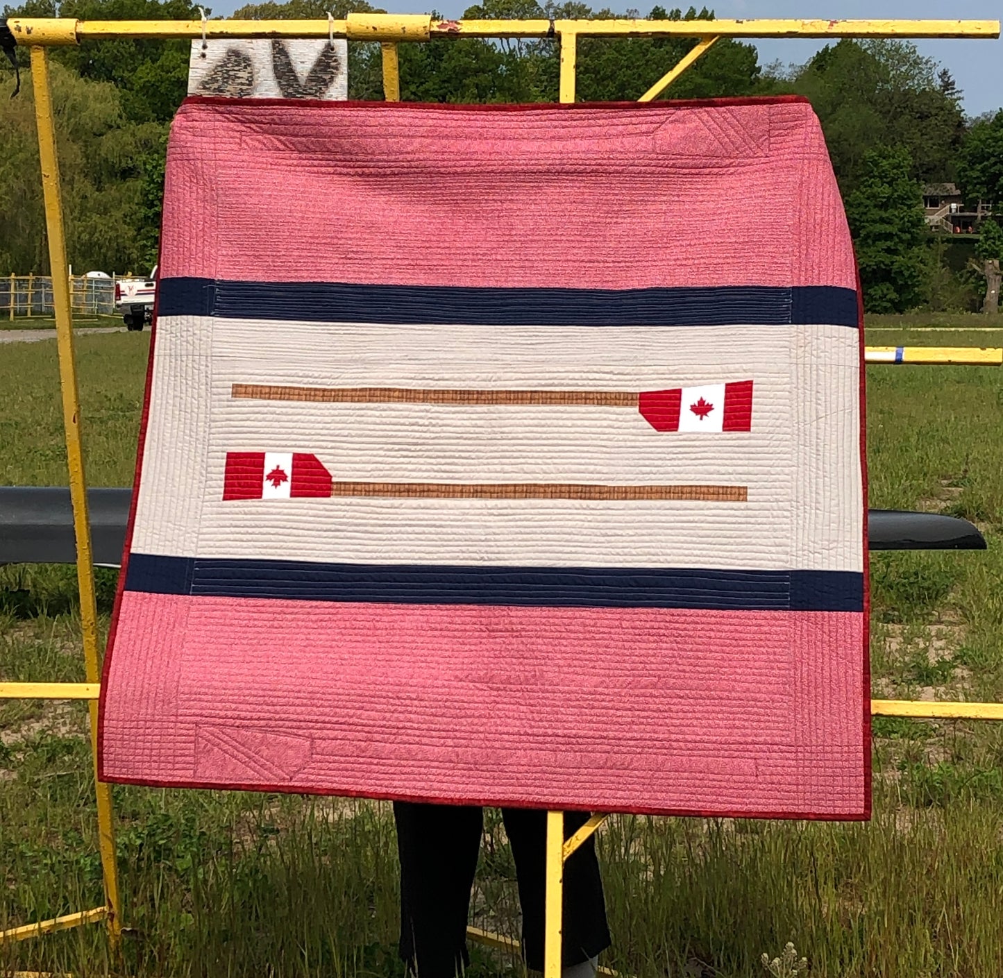 Row Hard - Lap & Wall Hanging Size Quilt Pattern Designed by Lorna Costantini