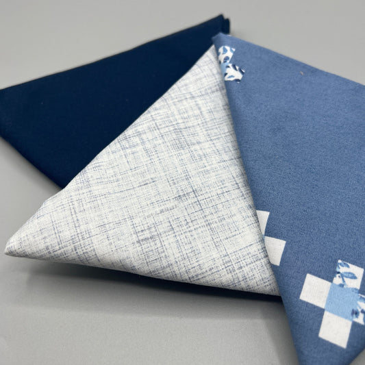 3 Piece - Fat Quarter Bundle / Blue Bundle