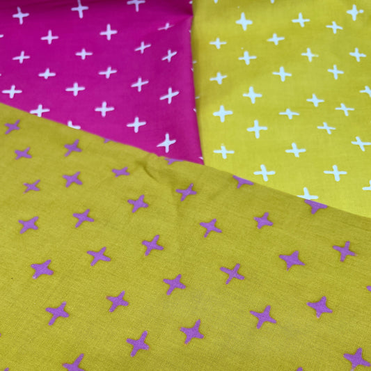 3 Piece - Fat Quarter Bundle / Andover "X" Prints