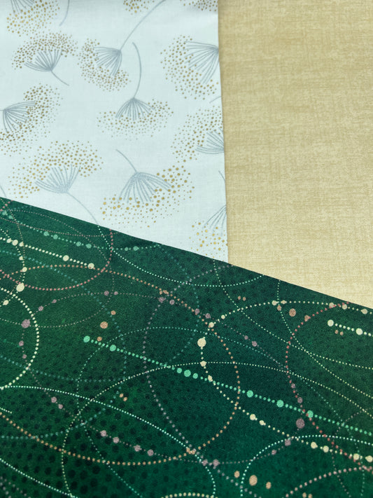 3 Piece - Fat Quarter Bundle / Nature Inspired 2