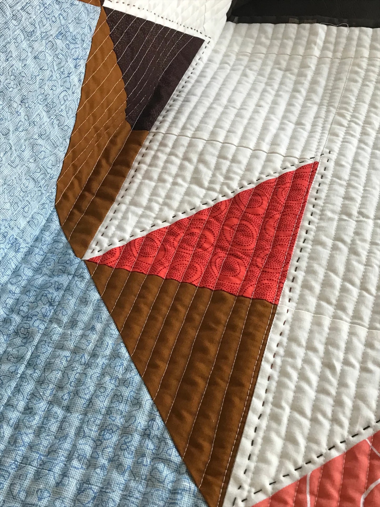 Baby Squash Blossom Pattern - Baby Quilt Pattern / designed by Lorna Costantini