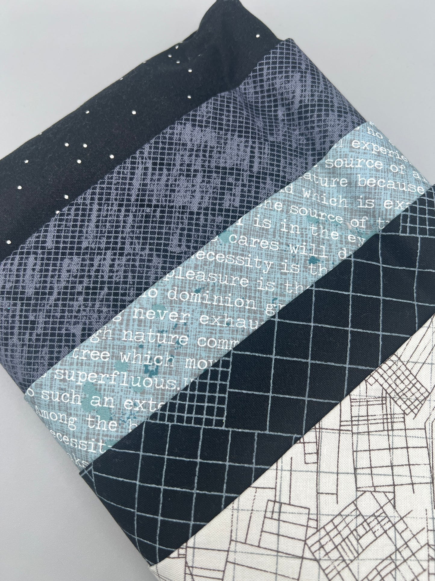 Big Stitch Quilting Series Throw Pillow Kit - Version 1 w/ assorted coordinated & Backing Fabric / Original Design by Lorna Costantini