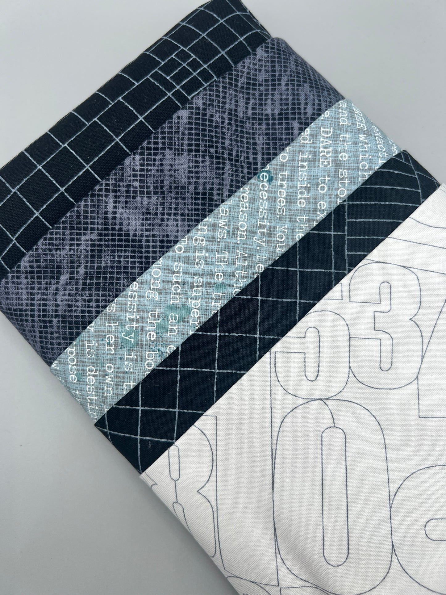 Big Stitch Quilting Series Throw Pillow Kit - Version 1 w/ assorted coordinated & Backing Fabric / Original Design by Lorna Costantini