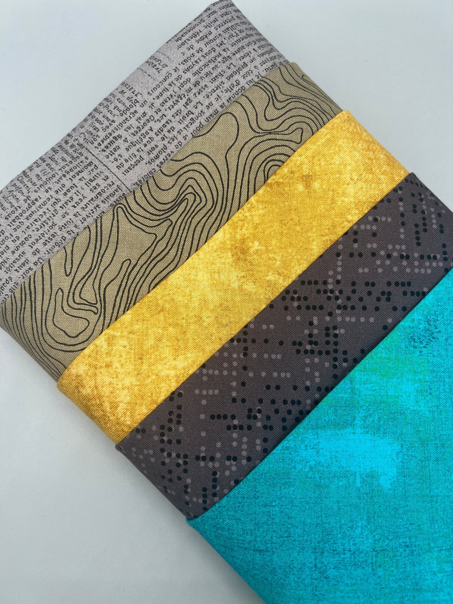 Big Stitch Quilting Series Throw Pillow Kit - Version 2 w/ assorted coordinated Backing Fabric / Original Design by Lorna Costantini