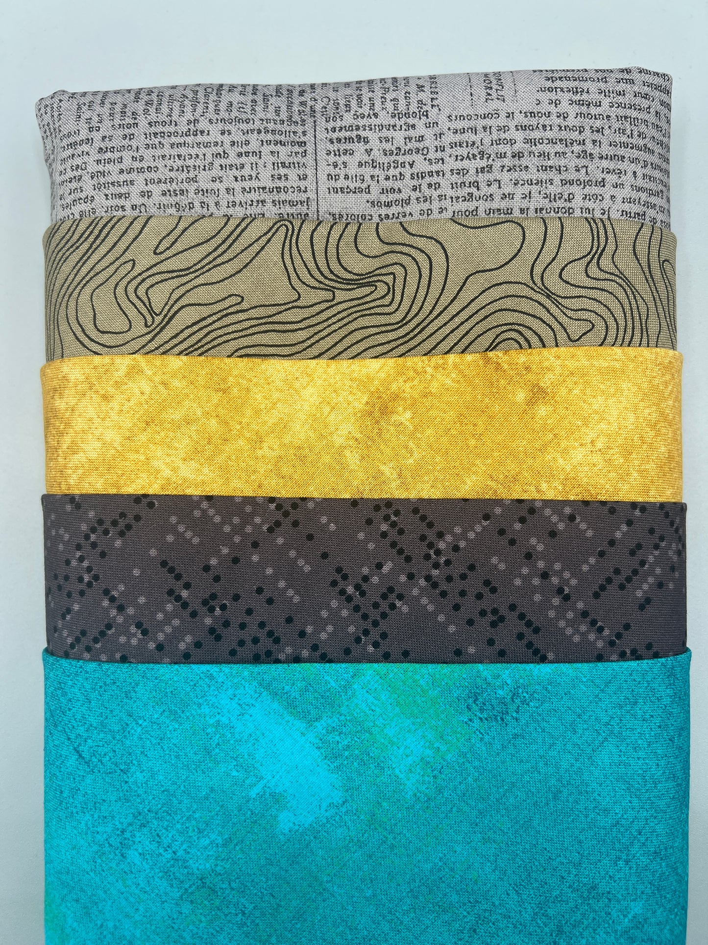 Big Stitch Quilting Series Throw Pillow Kit - Version 2 w/ assorted coordinated Backing Fabric / Original Design by Lorna Costantini