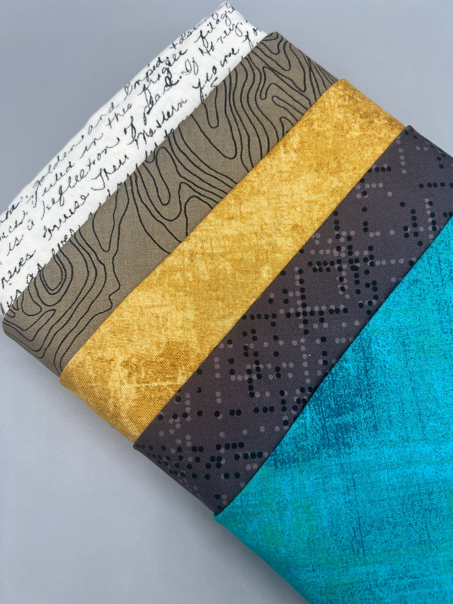 Big Stitch Quilting Series Throw Pillow Kit - Version 2 w/ assorted coordinated Backing Fabric / Original Design by Lorna Costantini
