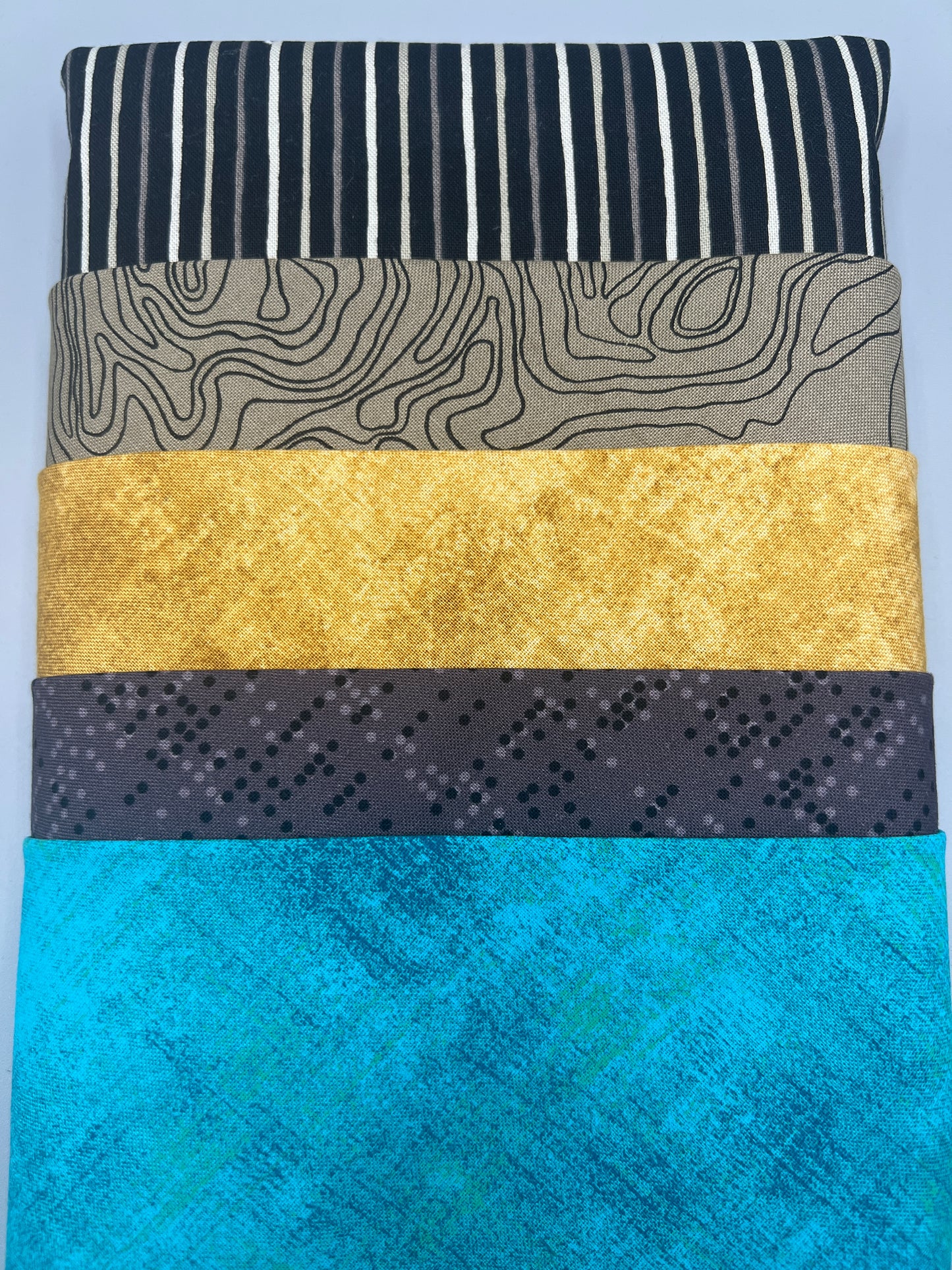 Big Stitch Quilting Series Throw Pillow Kit - Version 2 w/ assorted coordinated Backing Fabric / Original Design by Lorna Costantini
