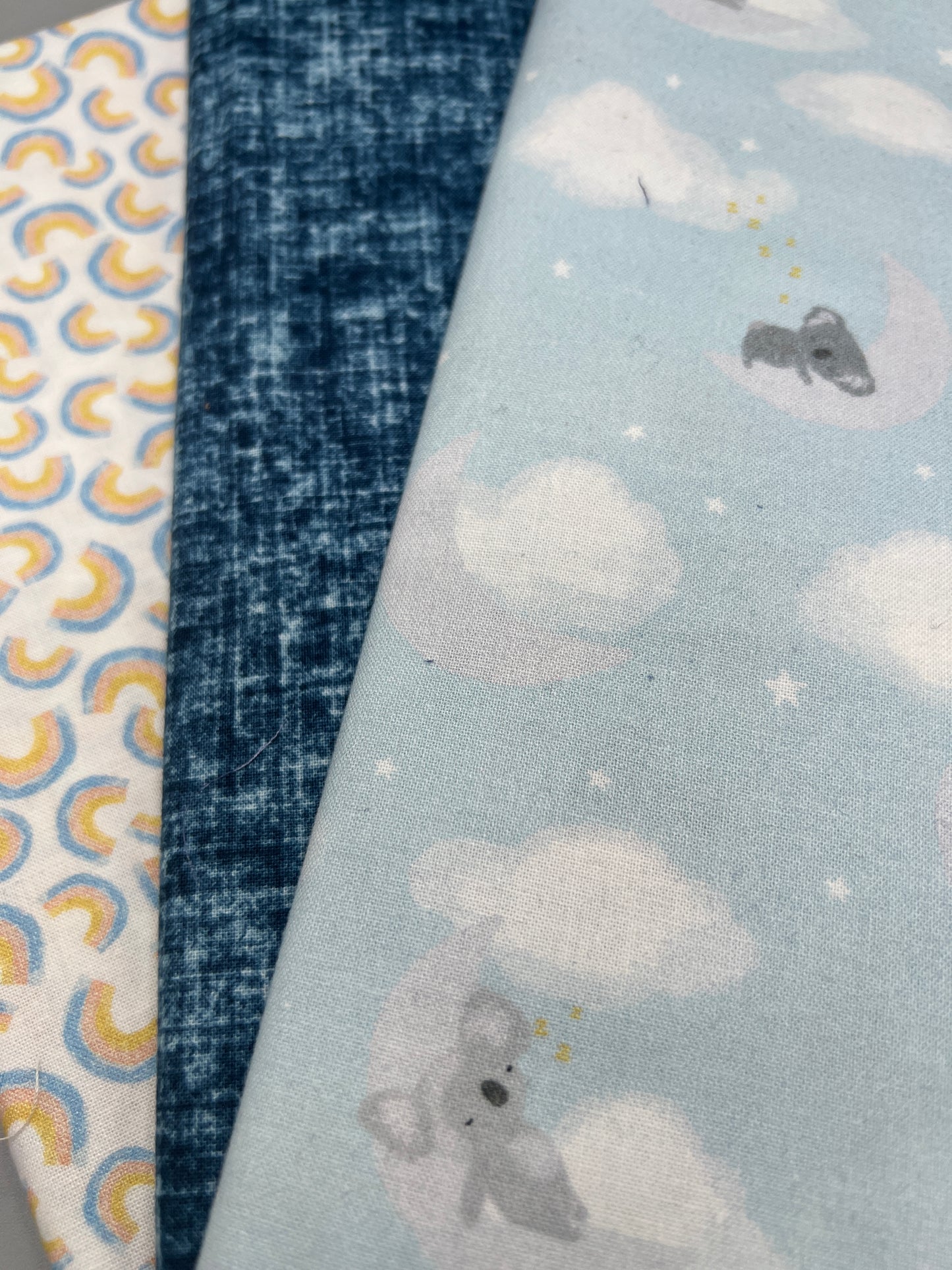 3 Piece - One Meter Bundle /  Kids Kohla & Blue Print Bundle 2