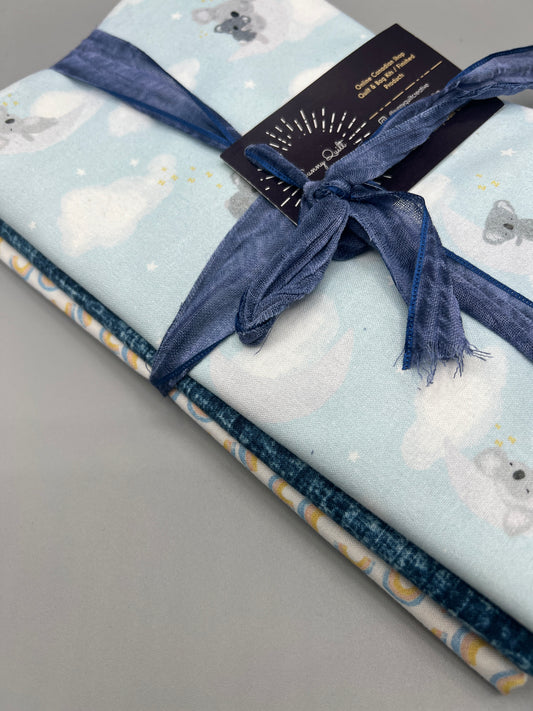 3 Piece - One Meter Bundle /  Kids Kohla & Blue Print Bundle 2