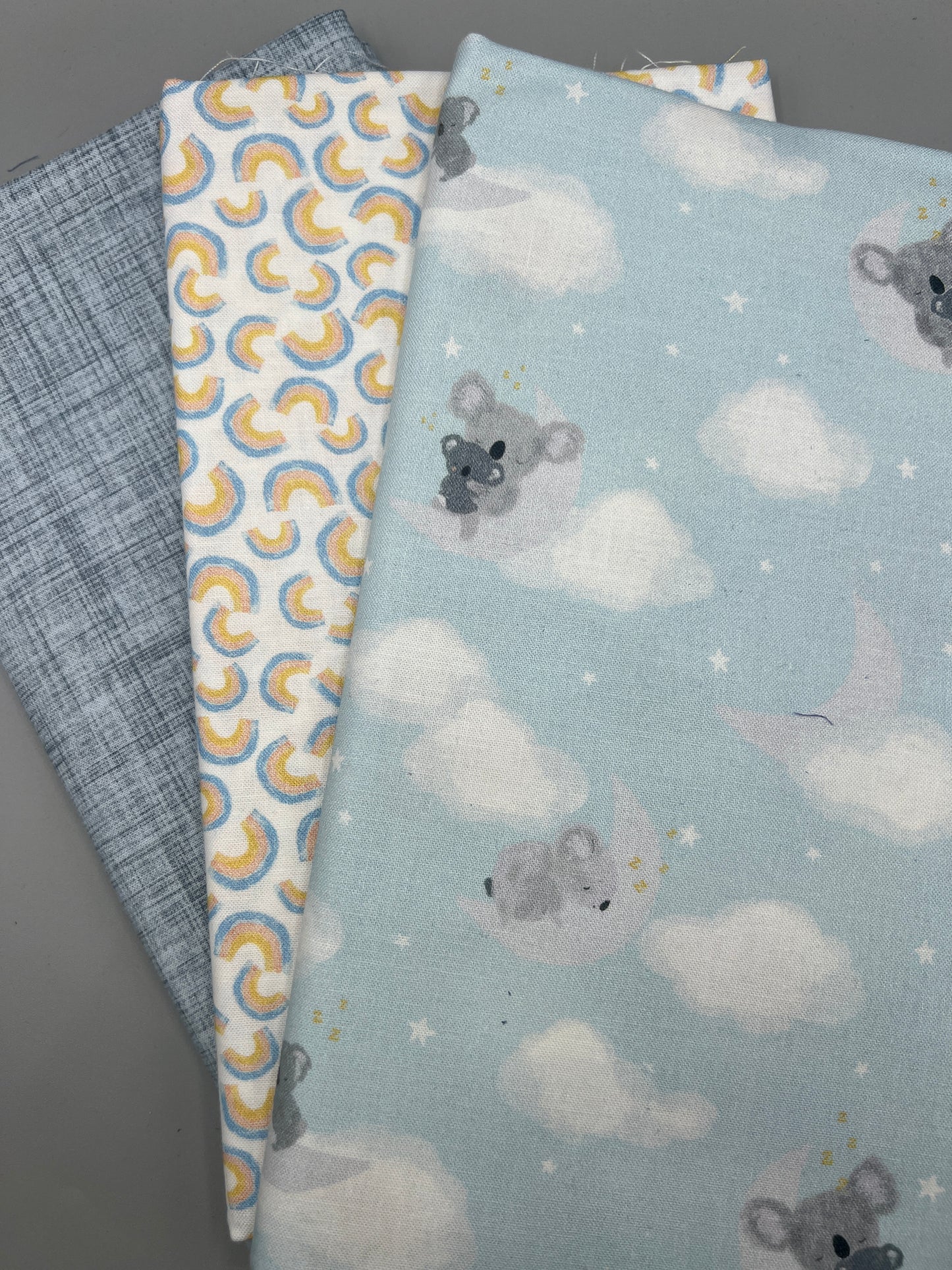 3 Piece - One Meter Bundle /  Kids Kohla & Blue Print Bundle