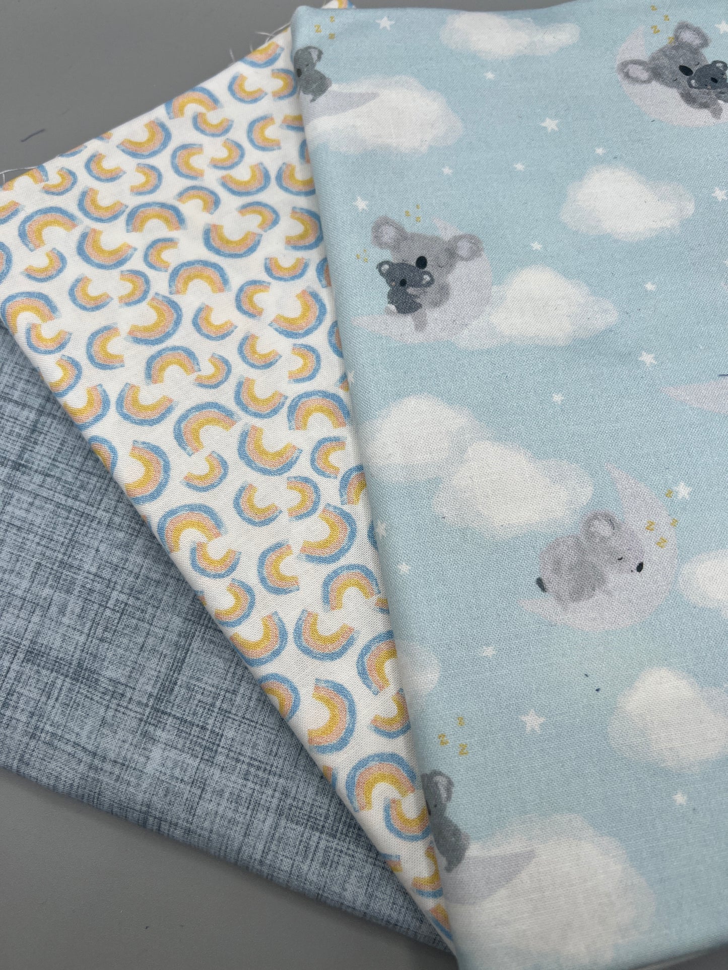 3 Piece - One Meter Bundle /  Kids Kohla & Blue Print Bundle