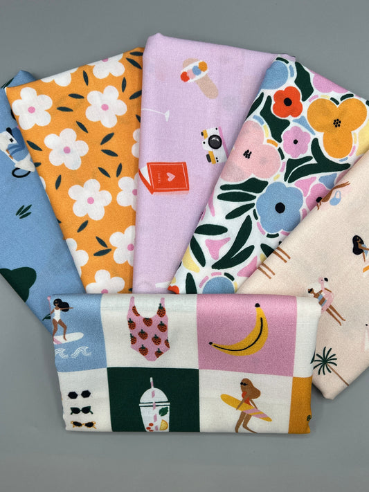 Weekend Away 6 PC Fat Quarter by Duchess Plum for Dashwood Studio