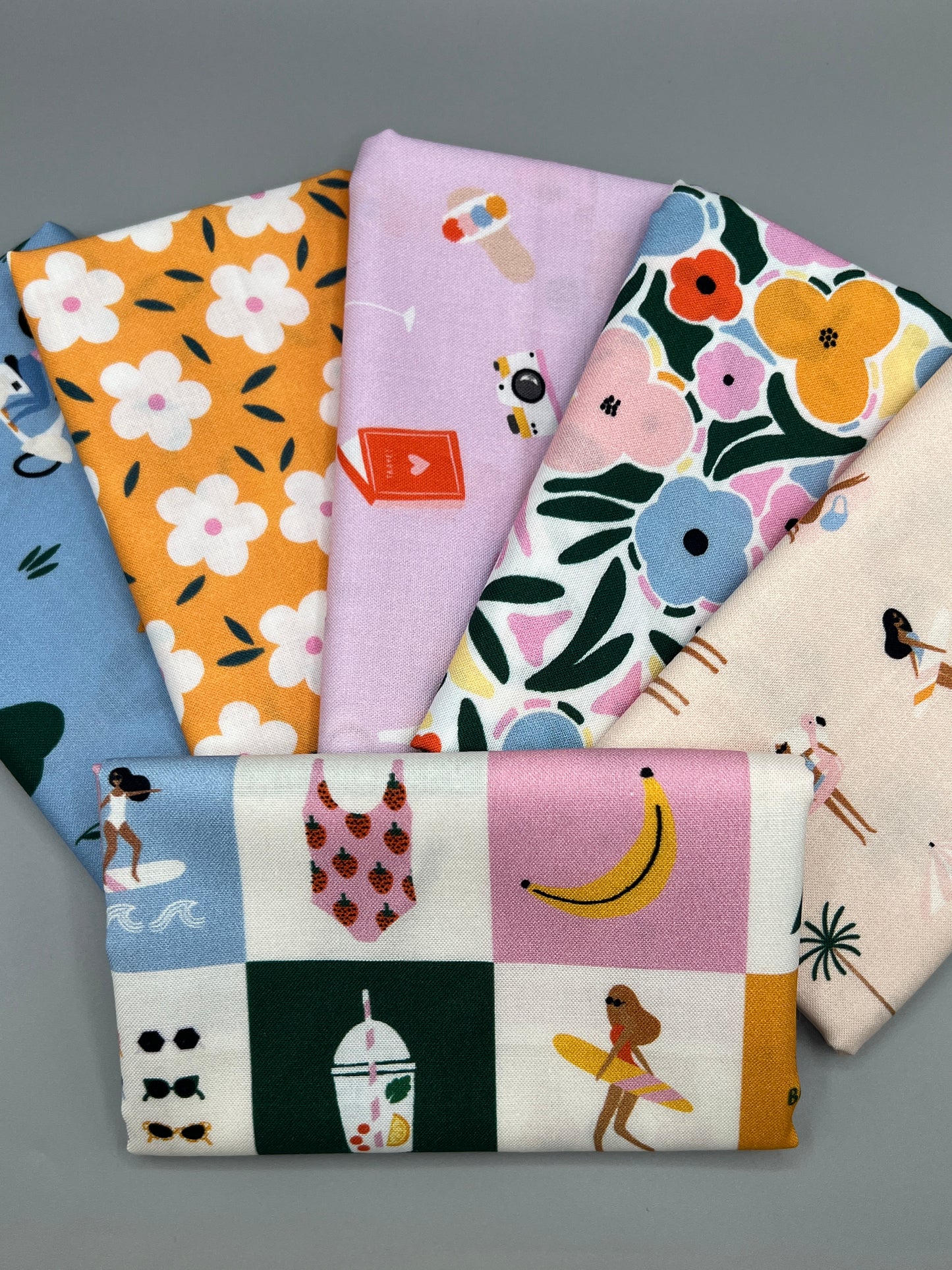 Weekend Away 6 PC Fat Quarter by Duchess Plum for Dashwood Studio