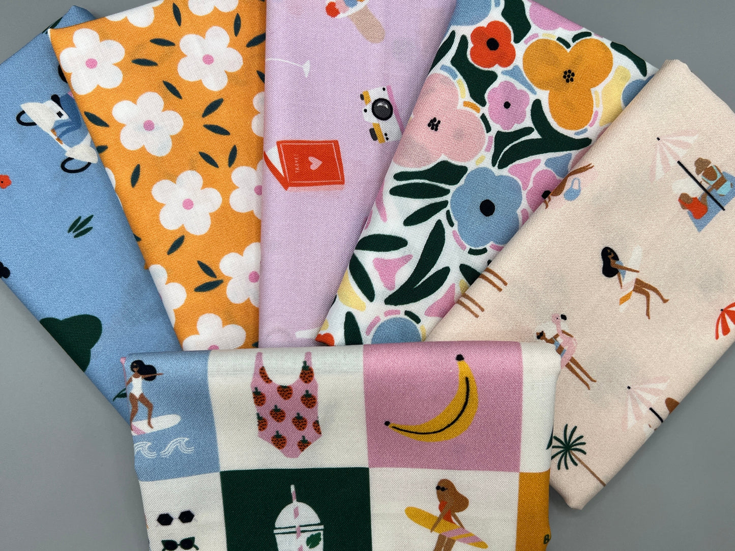 Weekend Away 6 PC Fat Quarter by Duchess Plum for Dashwood Studio