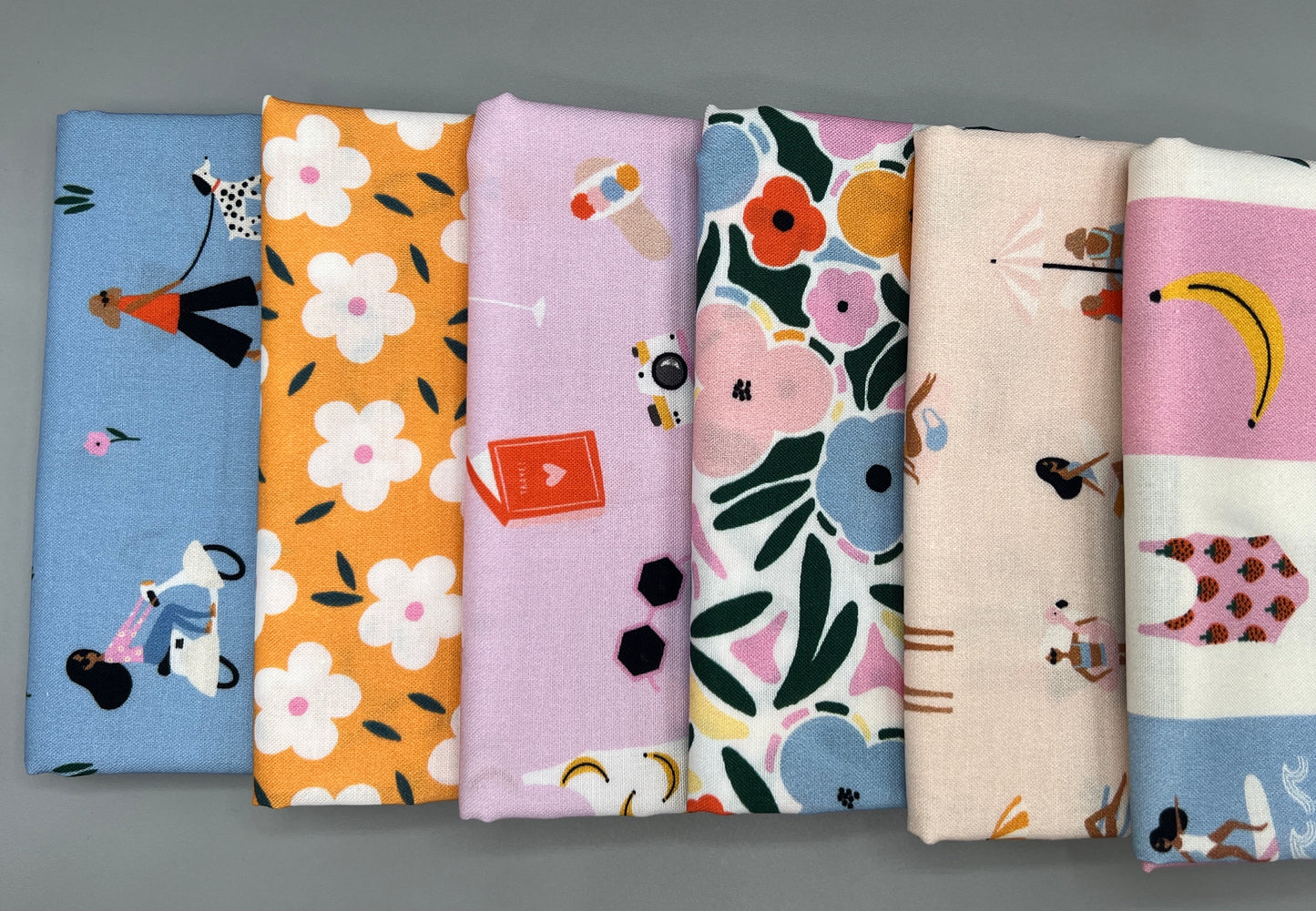 Weekend Away 6 PC Fat Quarter by Duchess Plum for Dashwood Studio
