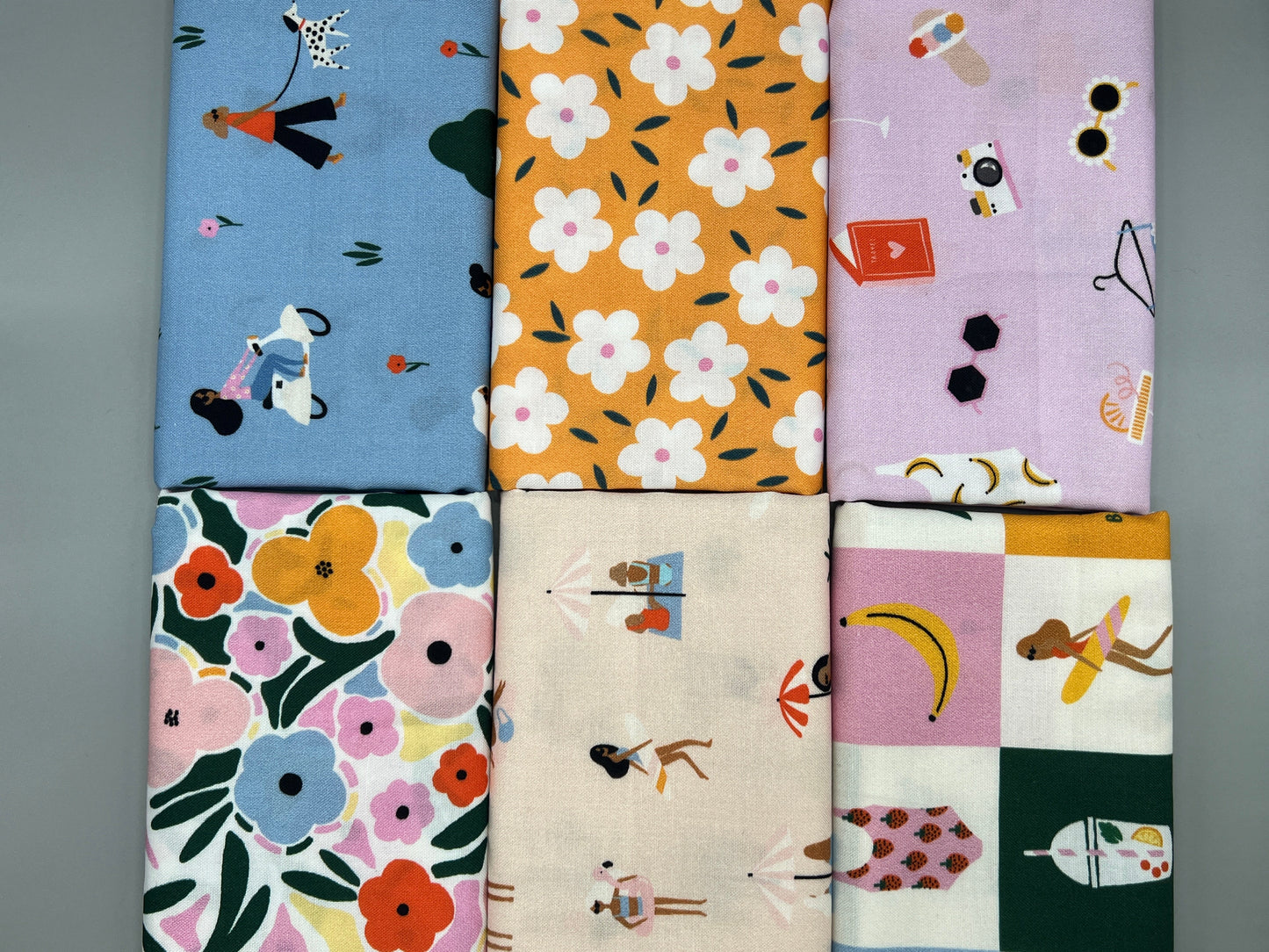 Weekend Away 6 PC Fat Quarter by Duchess Plum for Dashwood Studio
