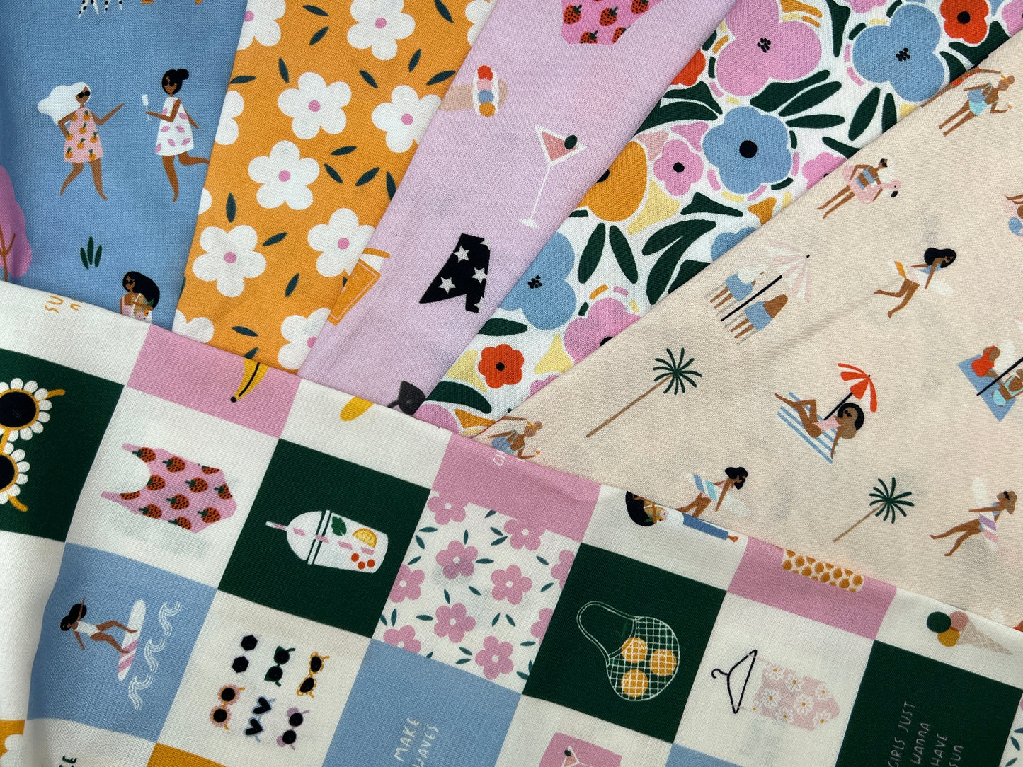 Weekend Away 6 PC Fat Quarter by Duchess Plum for Dashwood Studio