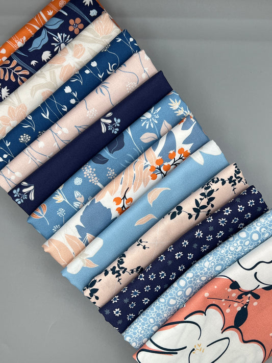 Precious Protected & Garden Thyme 13 PC Fat Quarter Bundle / Designed by Isoletto Design  & sparetire for Phoebe Fabrics