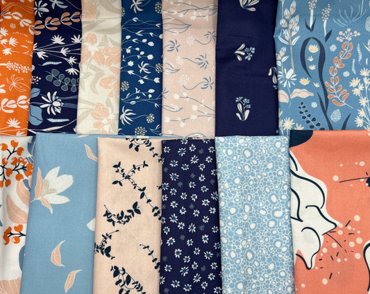 Precious Protected & Garden Thyme 13 PC Fat Quarter Bundle / Designed by Isoletto Design  & sparetire for Phoebe Fabrics