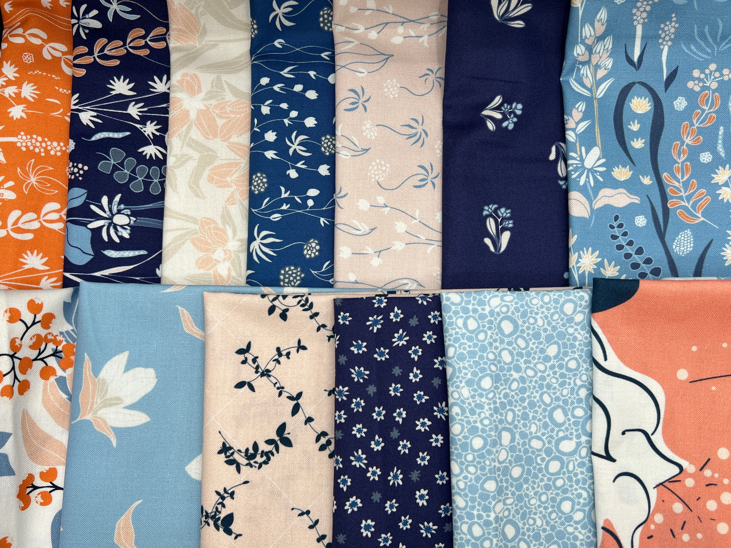 Precious Protected & Garden Thyme 13 PC Fat Quarter Bundle / Designed by Isoletto Design  & sparetire for Phoebe Fabrics
