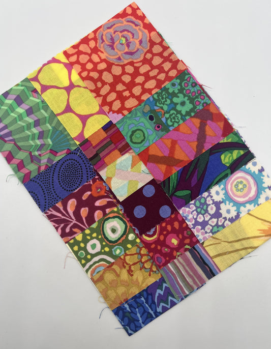 Kaffe Fassett 2 1/2" Mini Charms - 18 pack