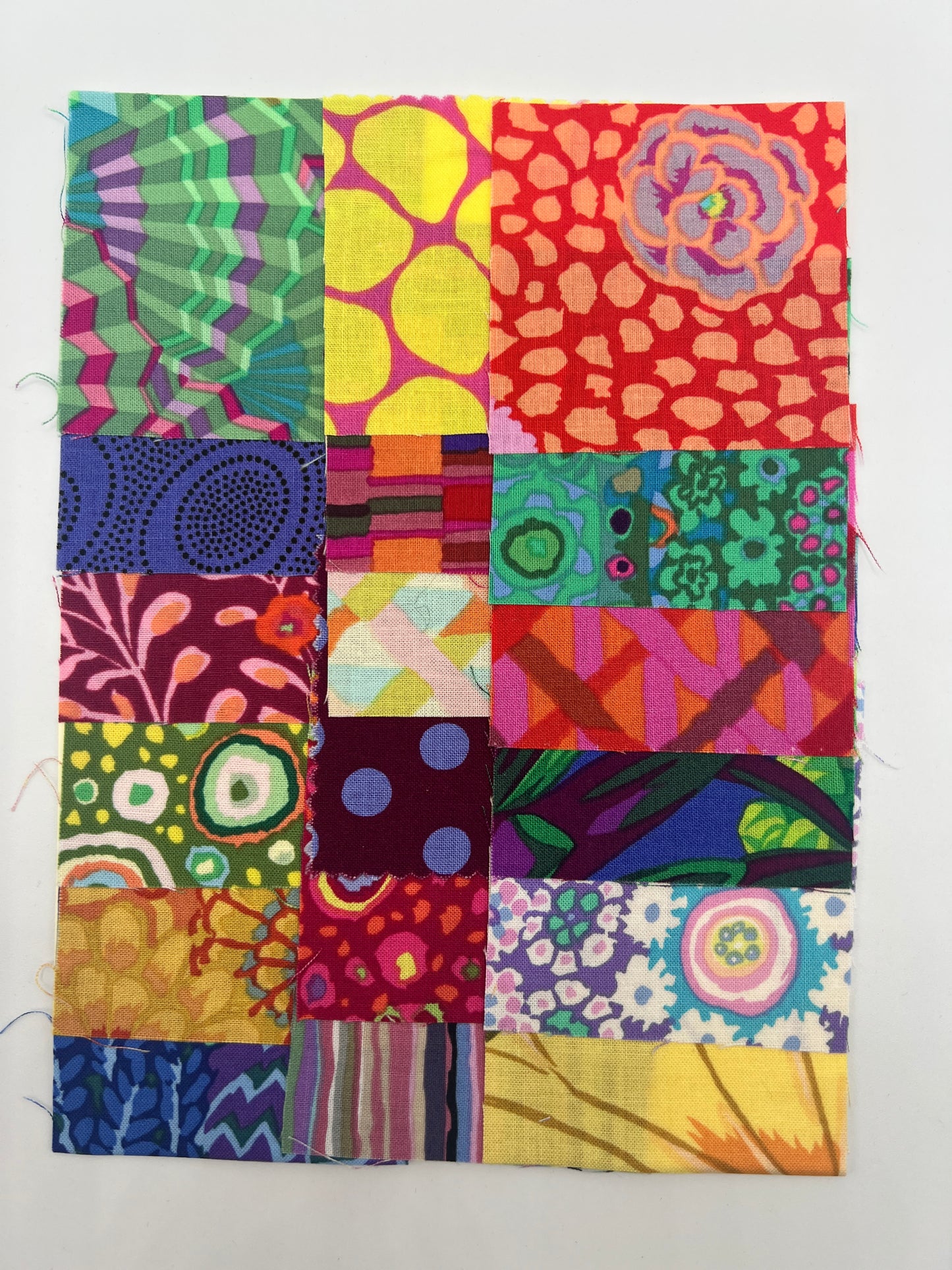 Kaffe Fassett 2 1/2" Mini Charms - 18 pack