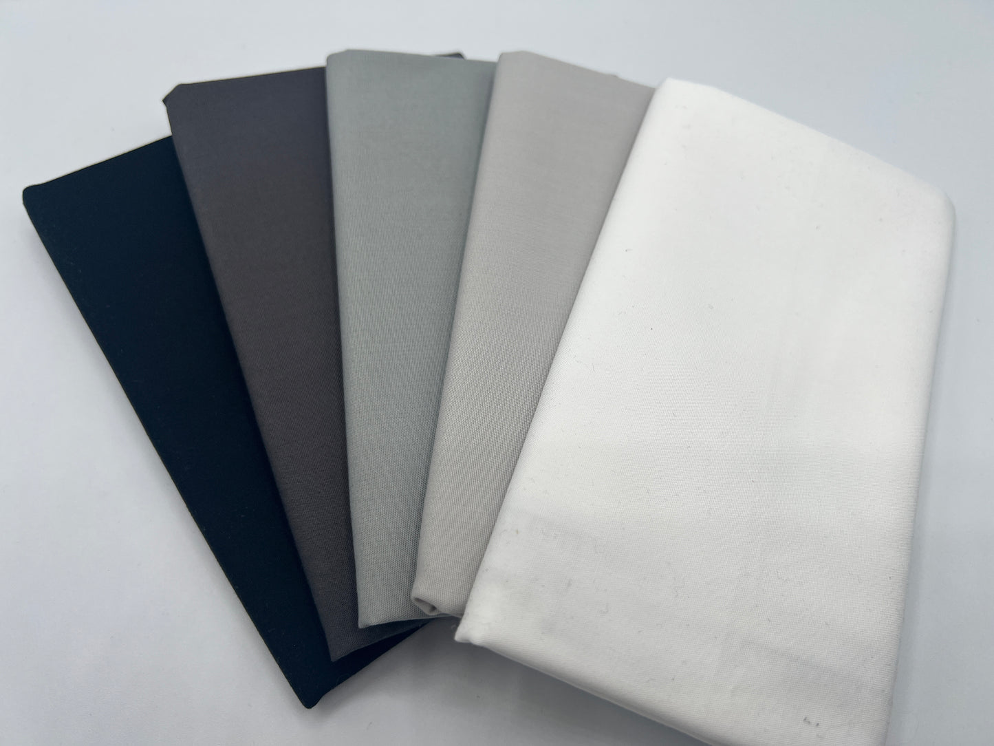 It's all Shades of Gray -  5 Piece Fat Quarter Bundle - Art Gallery Pure Solids