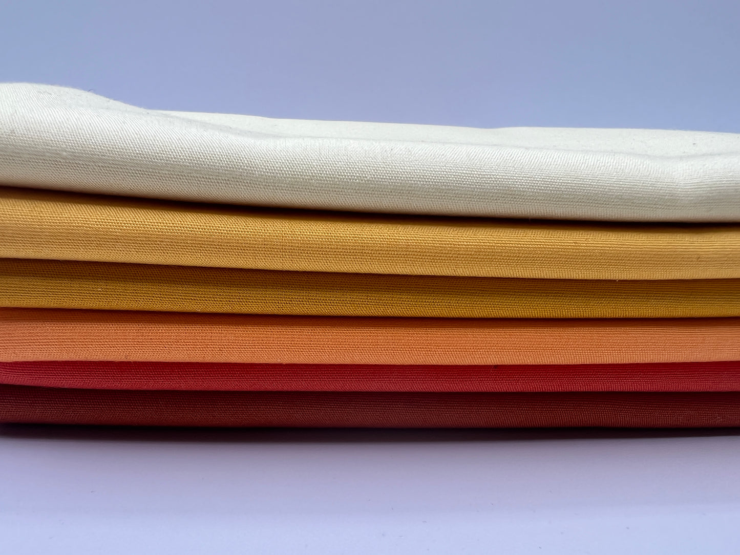 Warm Sunset 6 Piece Fat Quarter Bundle - Art Gallery Pure Solids