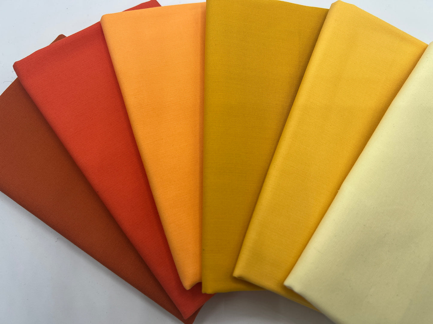 Warm Sunset 6 Piece Fat Quarter Bundle - Art Gallery Pure Solids