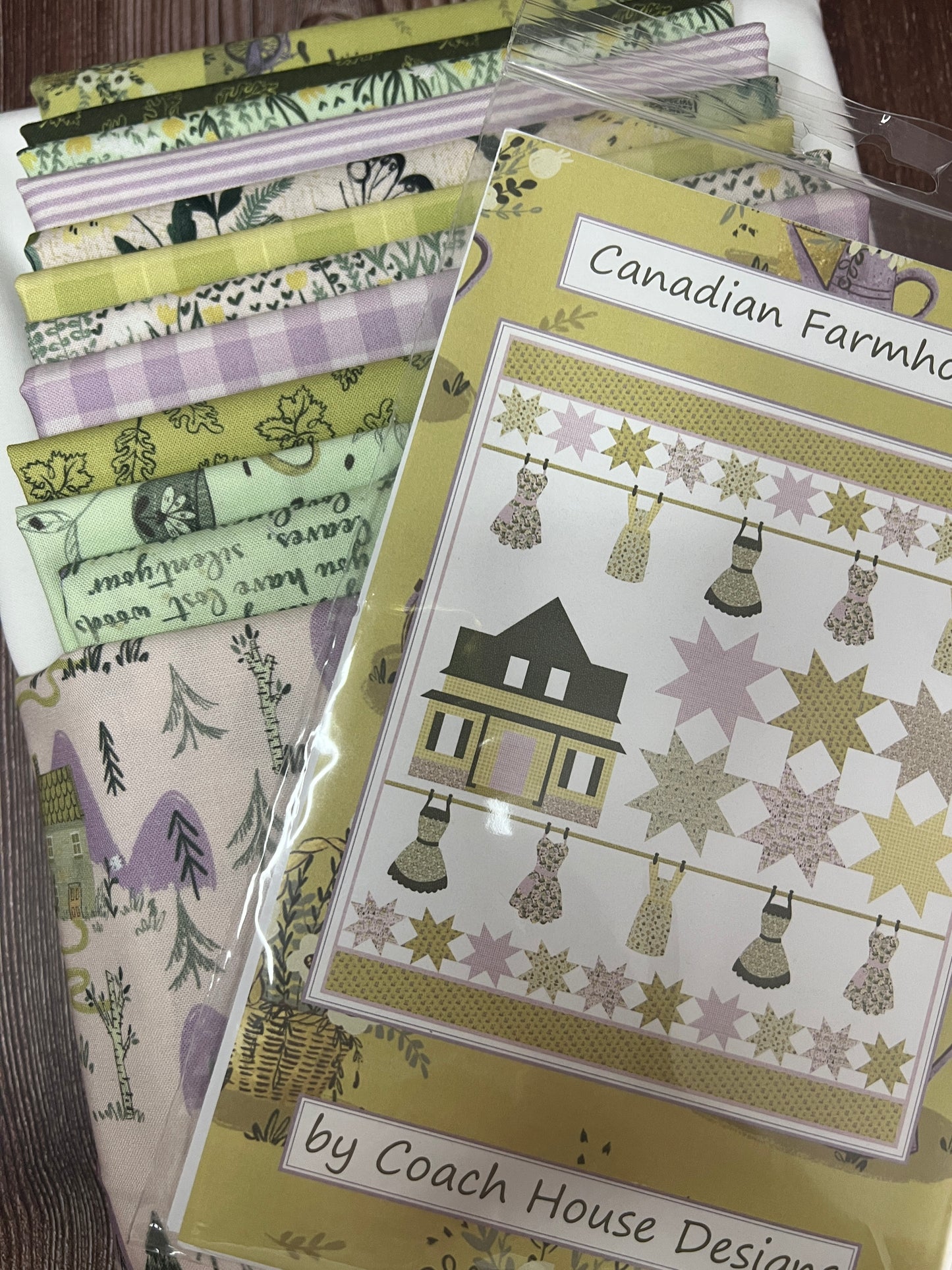 Canadian Farmhouse 60" x 69" Lap Quilt Kit  - Pioneer Days Collection